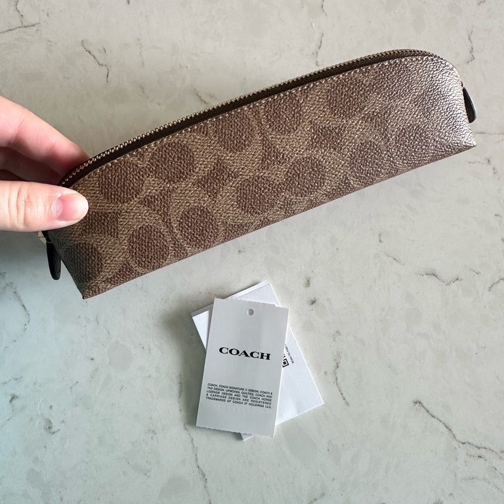 Coach Signature Pencil Case